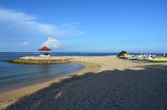 Unser Strand in Sanur