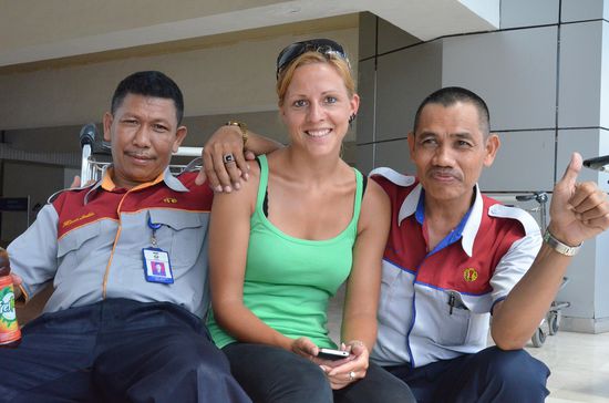 Das Highlight am Flughafen: Julia L.