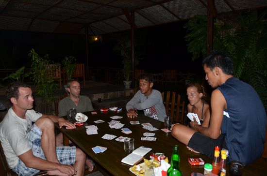 die Karten-Abende, diesmal mit Epo und Adi