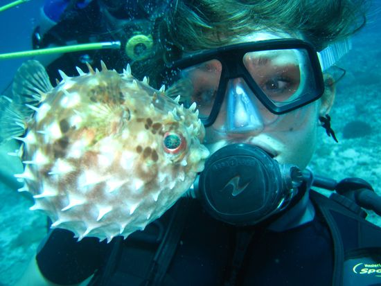 schiel ich? oder bekomm ich da ein Bussi