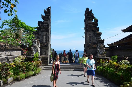 der Eingang zum Wassertempel