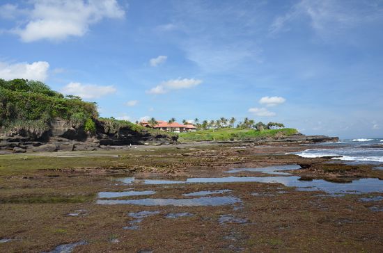 Fabi schau, hinten ein Golfplatz, Stefan hat fast geheult!