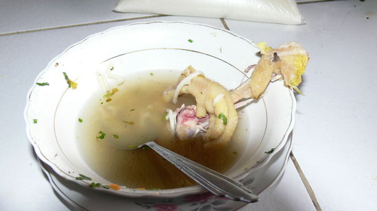 ein leckres Hühnersüppchen...