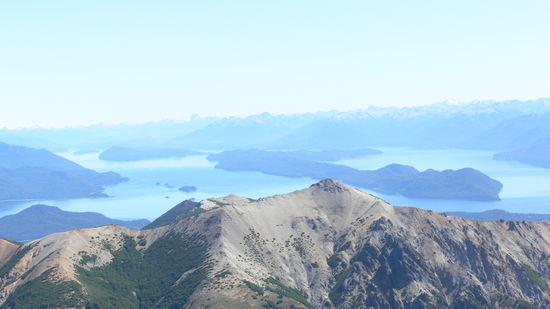 Aussicht vom Cerro Catedral von 2200m Höhe