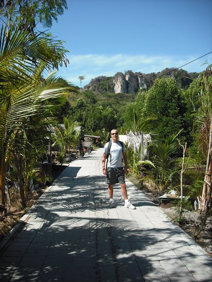 Auf dem Weg zum anderen Ende der Insel