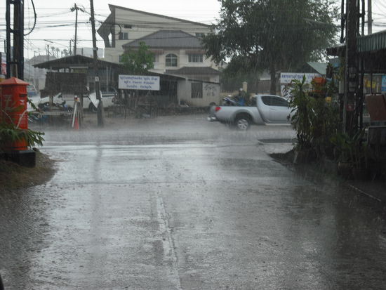 Wenns regnet, dann richtig..
