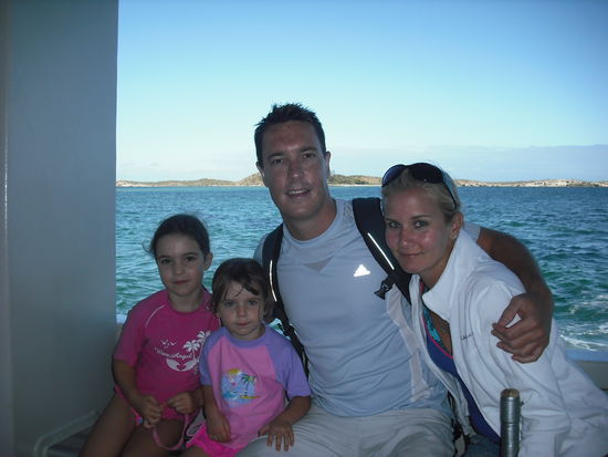 Auf dem Weg nach Pinguin Island mit Kind und Kegel