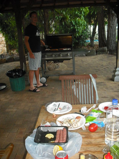 Abends beim BBQ