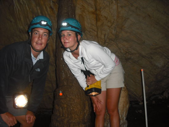 Das war Angstschweiss in meinem Gesicht...es war eiskalt da drin