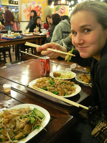 Rote Augen und toootmuede nach dem langen Flug aber geschmeckt hats trotzdem..