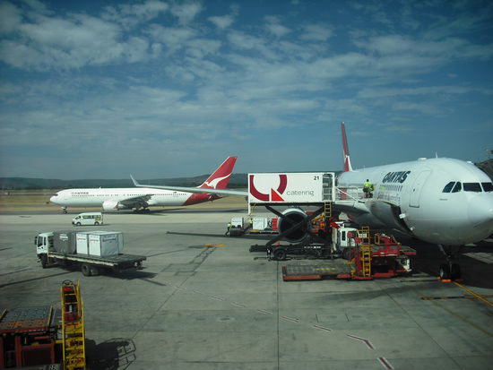 Kurz vor Abflug Perth