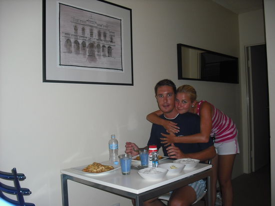 unser erstes selbstgemachtes Abendessen nach langer zeit