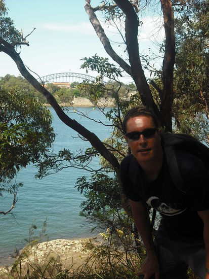 Im HIntergrund die Harbour Bridge