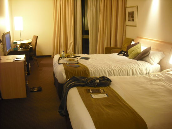Mein Hotelzimmer...alleine hatte ich Platz für 2