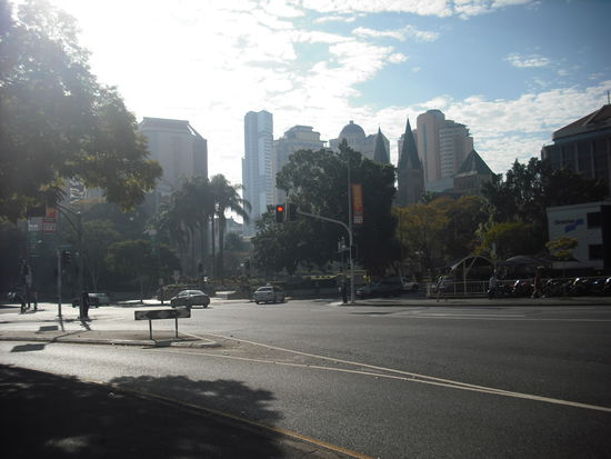 Am Morgen des Hitzerekord Tag