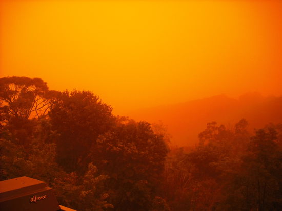 Hatte Wäsche draussen 