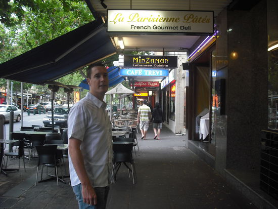 Lygon Street...Ein Restaurant neben dem anderen..seeehr zu empfehlen!!!