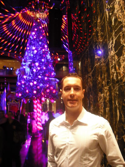 Casino Weihnachtsdekoration