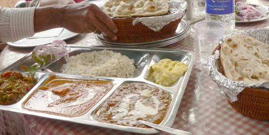 Ein Thali
"Bento" auf indisch