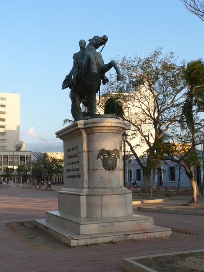 Simon Bolivar Statue in Santa Marta