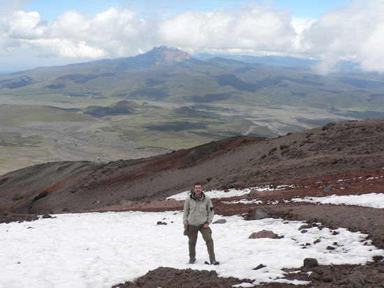 Blick vom Cotopaxi bei ca. 5000m