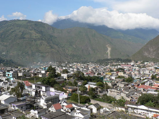 Blick auf Baños