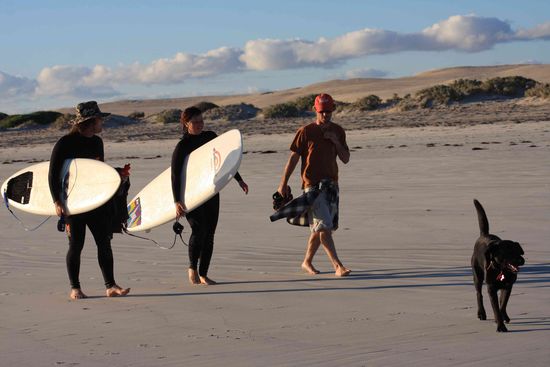 Bruce, Belli, Jonas und Bruce