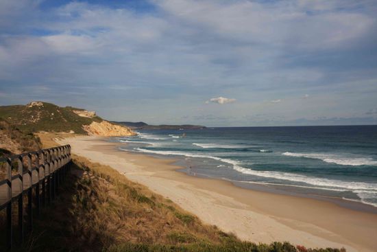 Mandalay Beach im Walpole-Nornalup NP, einer der schönsten Strände, die ich hier bisher gesehen habe. Hier war keine Menschenseele.