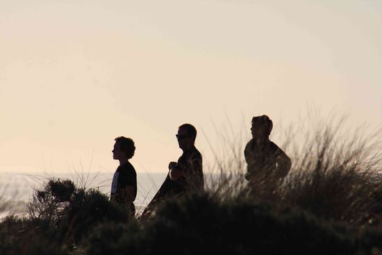 Jeder beobachtet hier jeden im Wasser....