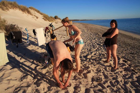 Schnorcheln direkt vom Strand aus. Das is der entscheidende Vorteil gegenüber dem Great Barrier Reef, welches ich zwar noch nich gesehn habe, aber das kann man nur per Boot erreichen und erkunden.