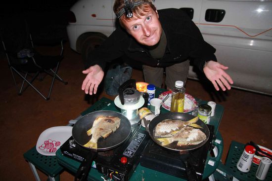 Und hier, der Meister höchstpersönlich 