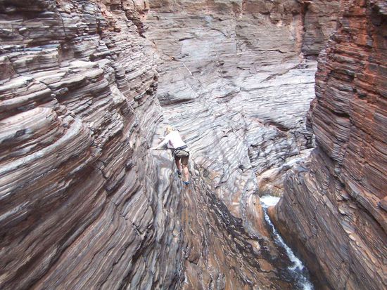 Wir sind bis runter zur Kreuzung geklettert, wo sich die 4 Schluchten treffen. Das Wasser war nich das Wärmste, aber der Trip, einer der Besten.