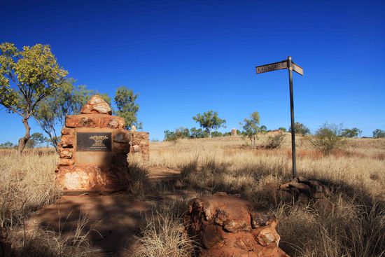 Das histrorische Halls Creek, auf dem Weg nach Palms Springs.