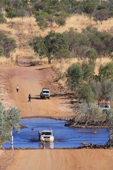 ...in den Kimberleys is Krokoalarm. Mehr zur Wet-Season