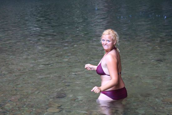 Das Wasser hatte max. eine  Temperatur von 16°C!!!!!!