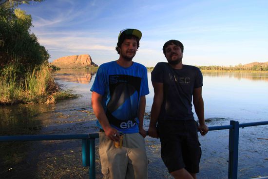 Jan &amp; Sebastian vorm Elephant Rock