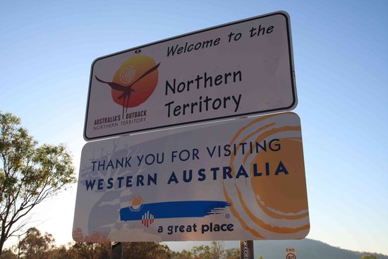Nach 3 Monaten verlassen wir Western Australia und stehen schon mit einem Fuss im Northern Territory