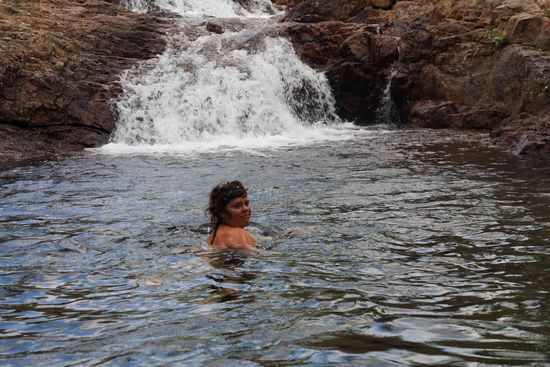 ....de Belli beim Baden, es war aber auch warm