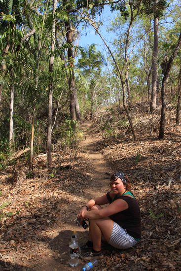 Entlang des Green Ants Creek, watt war das heiß da.