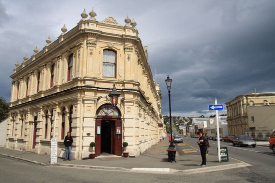 Viktorianisches Hafenviertel in Oamaru