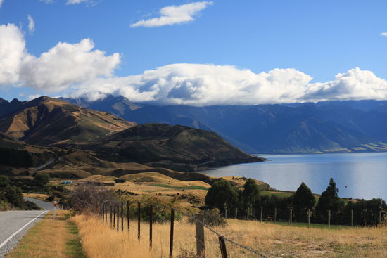 Blick auf den Lake Hawea (liegt gleich neben Lake Wanaka)
