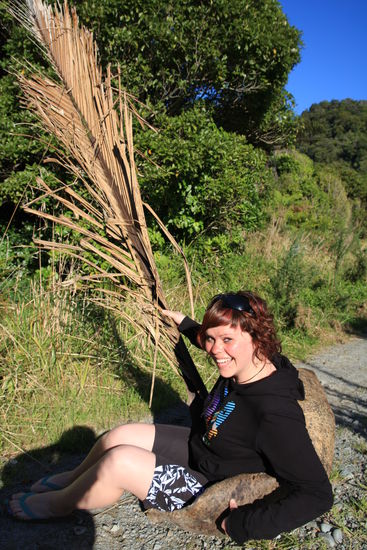 Die Belli auf der Palme...im wahrsten Sinne des Wortes ;o)