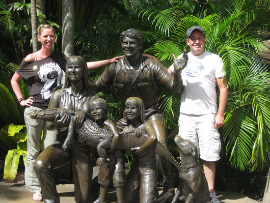 Mit der Familie Irwin.