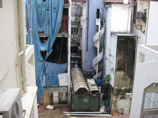 Die Aussicht aus unserem Bad.