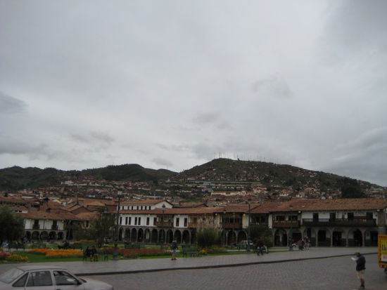 Plaza de Armas, leider bei nicht allzu gutem Wetter