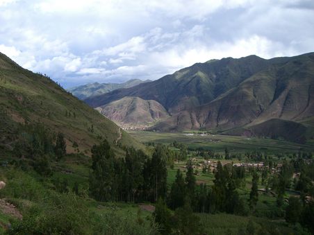Blick ins Tal (nach nur einer halben Stunde Weg ist man schon so weit oben)