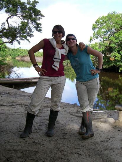 ready to enter the swamp