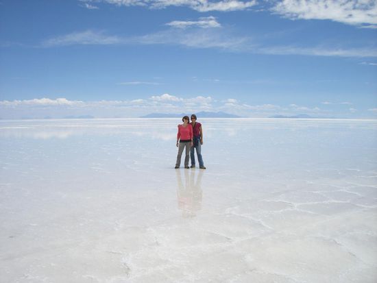 Wir in der Salzwueste