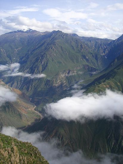 Blick in den Colca -Canyon