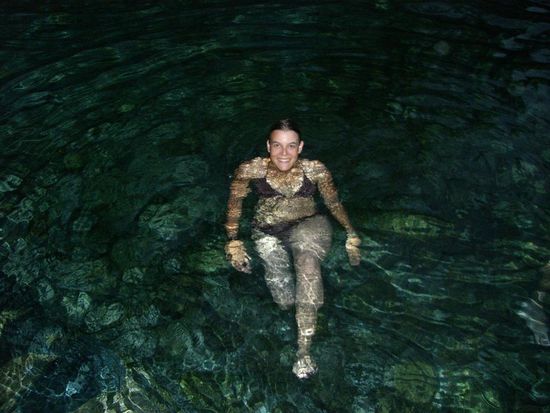 Baden in den heissen Quellen von Santa Teresa